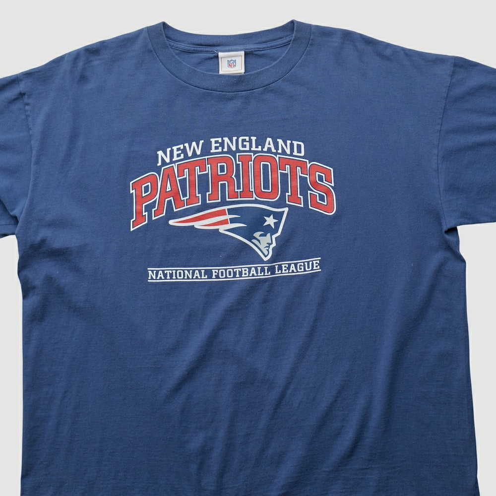 New England Patriots NFL 2000s T-shirt Navy Vintage | Fanatics