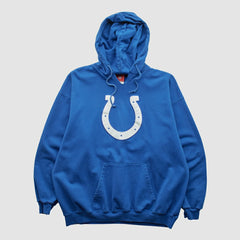 Indianapolis Colts NFL 2000s Hooded Pullover Sweatshirt Blue Vintage | Fanatics