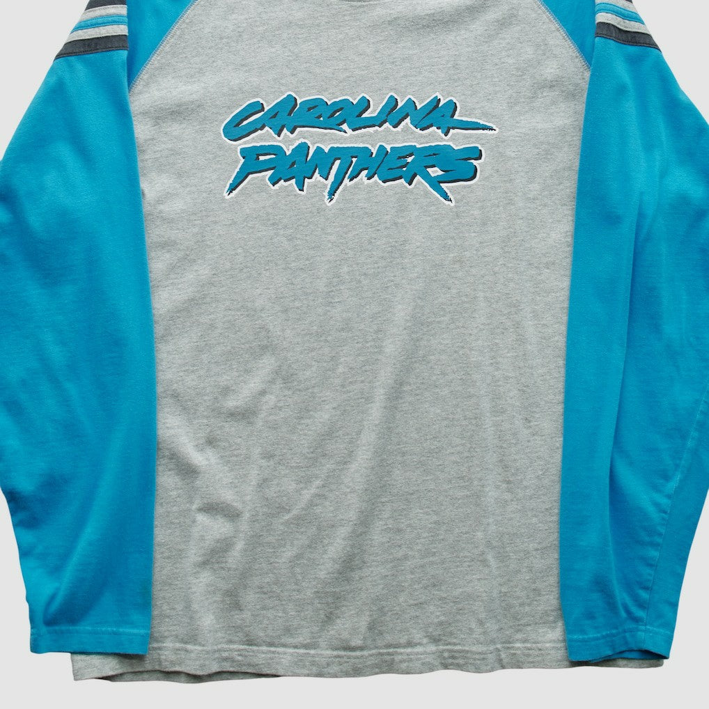 Carolina Panthers Reebok 2000s Long Sleeve T-shirt Heather Gray Vintage | Fanatics