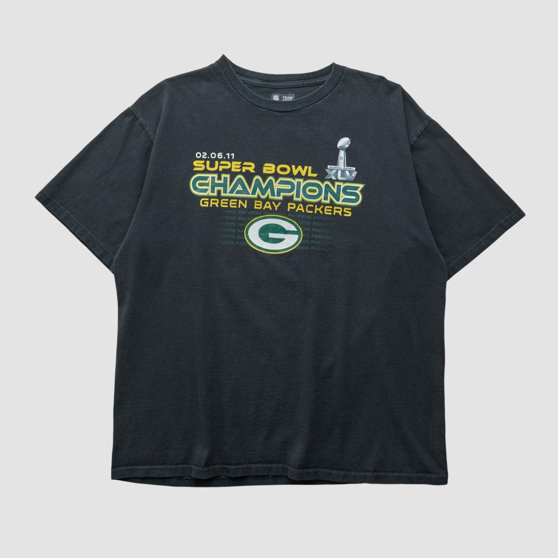 Green Bay Packers NFL 2011 T-shirt Black Vintage | Fanatics