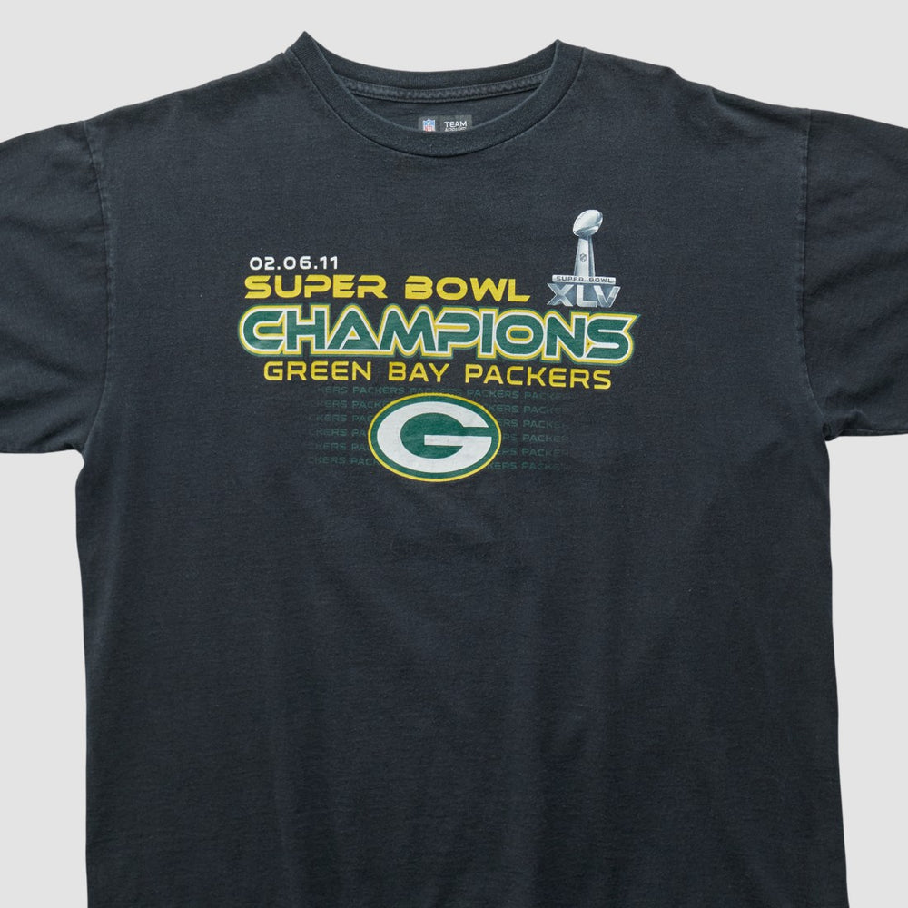 Green Bay Packers NFL 2011 T-shirt Black Vintage | Fanatics