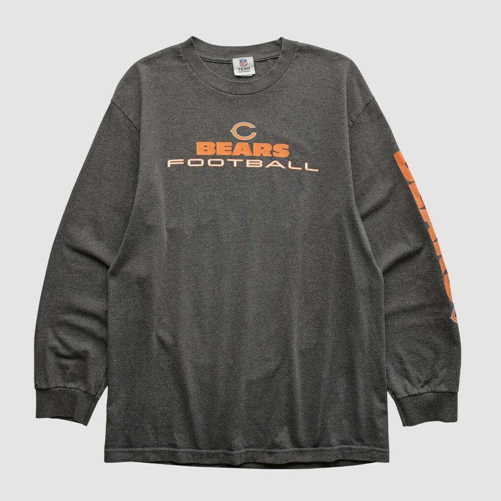 Chicago Bears NFL 2010s Long Sleeve T-shirt Dark Heather Gray Vintage | Fanatics
