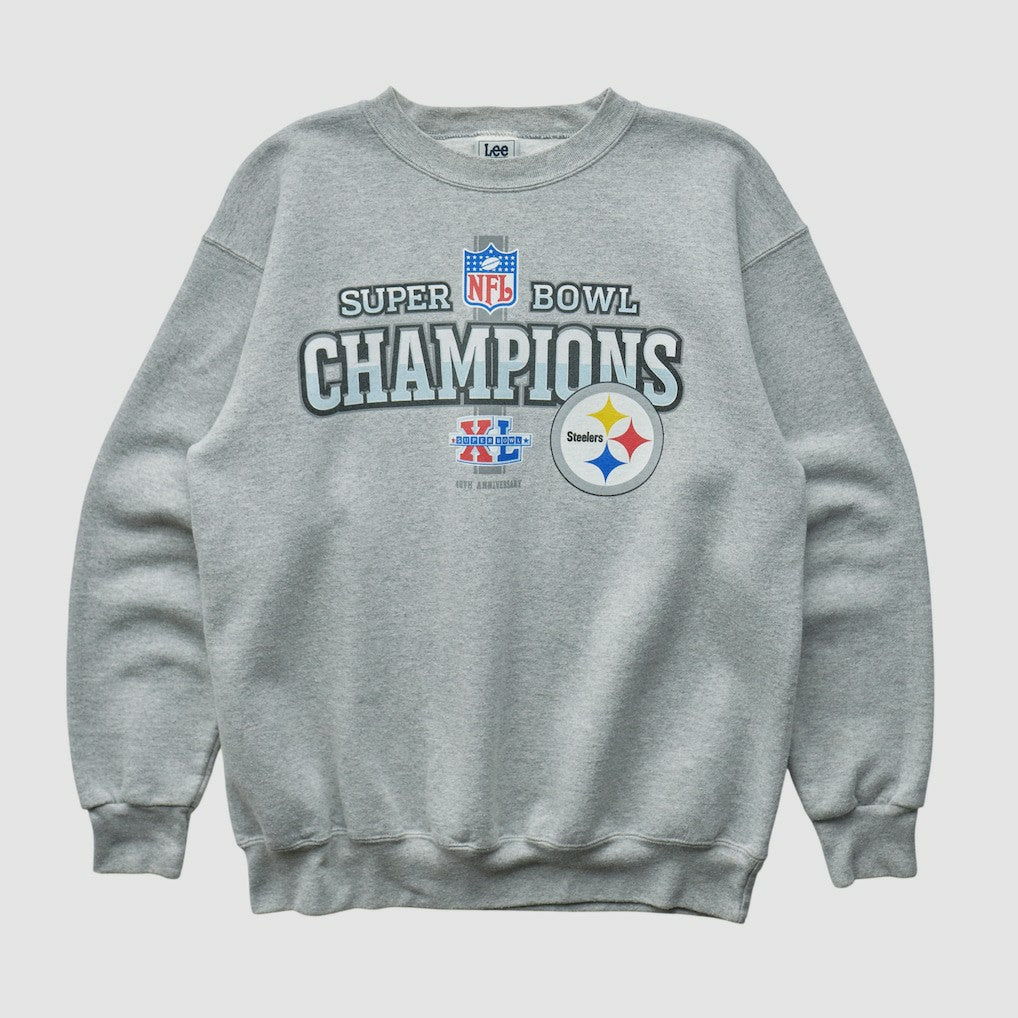 Pittsburgh Steelers Lee Apparel 2006 Pullover Sweatshirt Heather Gray Vintage | Fanatics