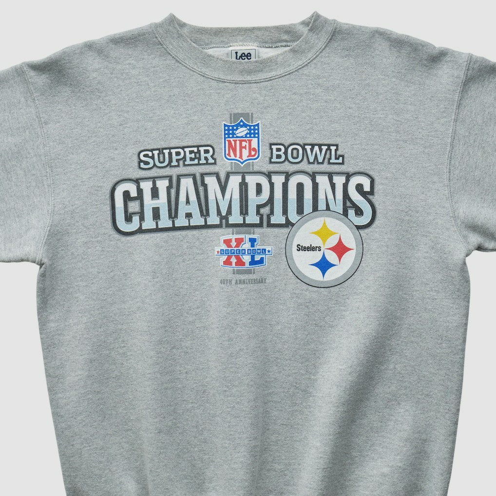Pittsburgh Steelers Lee Apparel 2006 Pullover Sweatshirt Heather Gray Vintage | Fanatics
