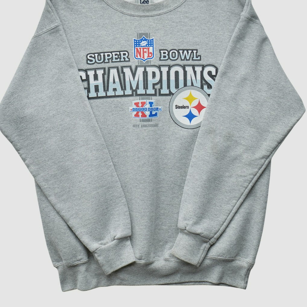 Pittsburgh Steelers Lee Apparel 2006 Pullover Sweatshirt Heather Gray Vintage | Fanatics