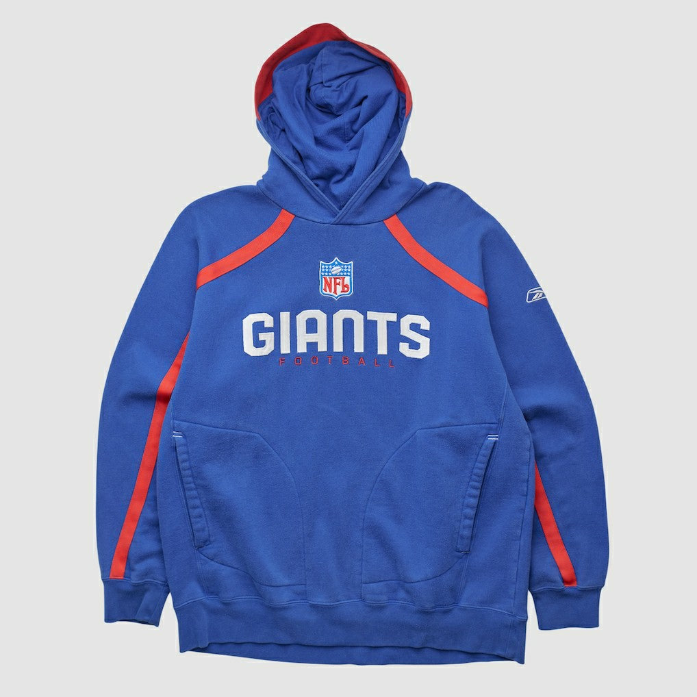 New York Giants Reebok 2000s Hooded Pullover Sweatshirt Blue Vintage | Fanatics
