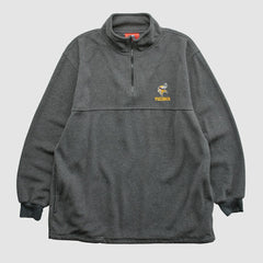 Minnesota Vikings NFL 2000s 1/4 Zip Sweatshirt Dark Heather Gray Vintage | Fanatics