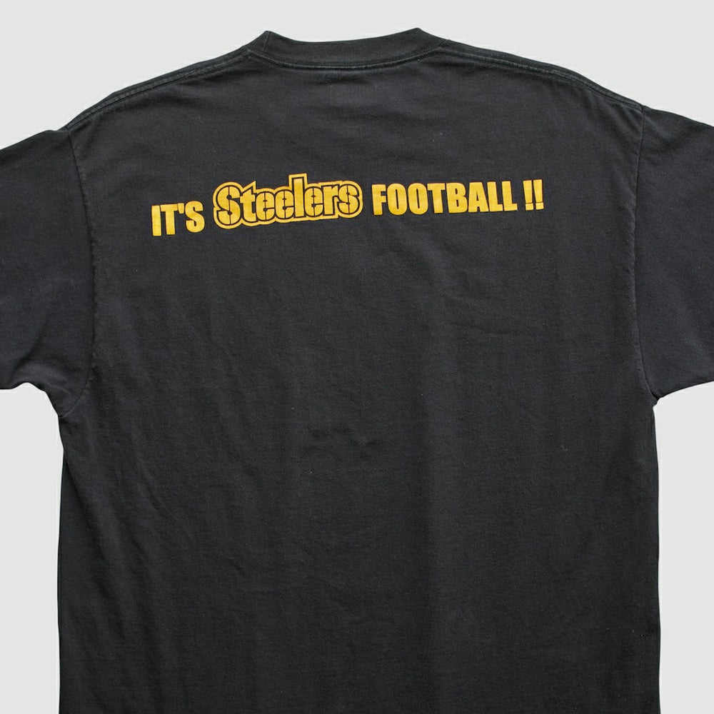 Pittsburgh Steelers Reebok 2000s T-shirt Black Vintage | Fanatics