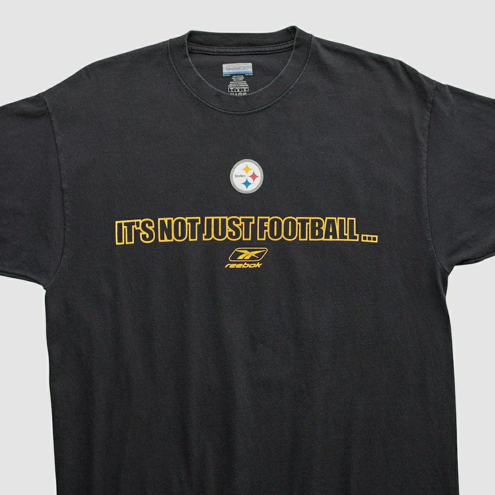 Pittsburgh Steelers Reebok 2000s T-shirt Black Vintage | Fanatics