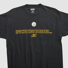 Pittsburgh Steelers Reebok 2000s T-shirt Black Vintage | Fanatics