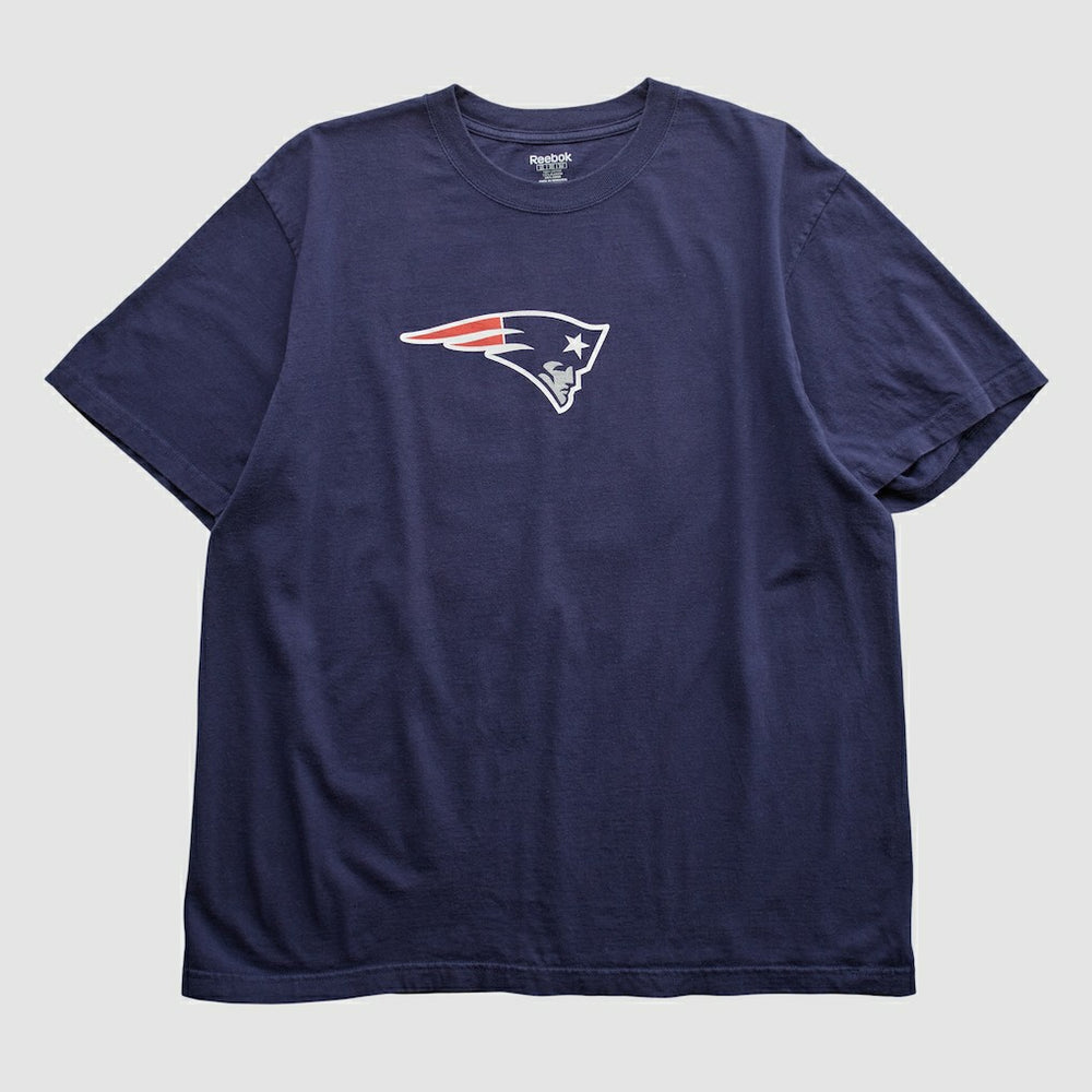 New England Patriots Reebok 2000s T-shirt Navy Vintage | Fanatics