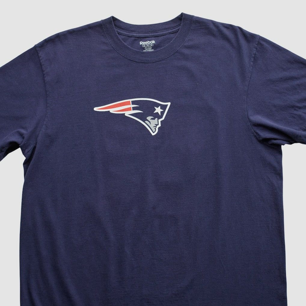 New England Patriots Reebok 2000s T-shirt Navy Vintage | Fanatics