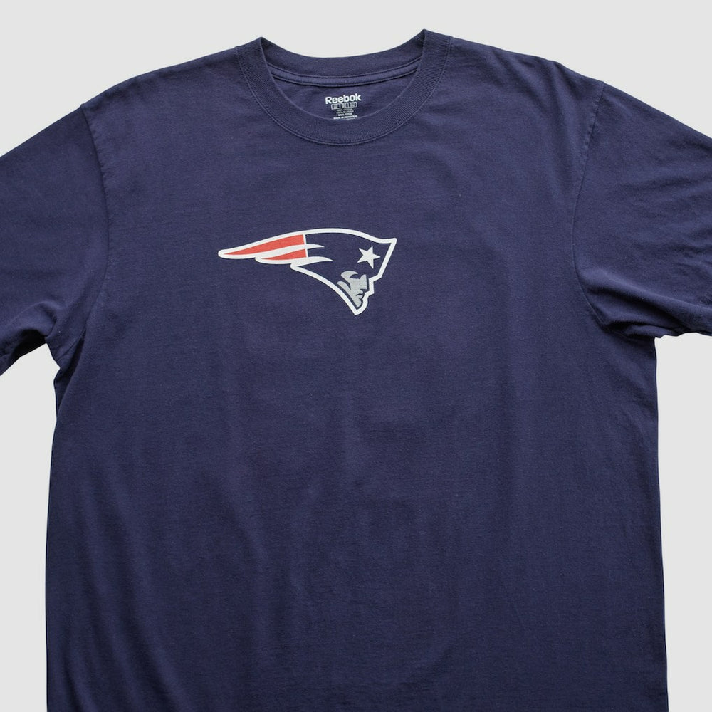 New England Patriots Reebok 2000s T-shirt Navy Vintage | Fanatics