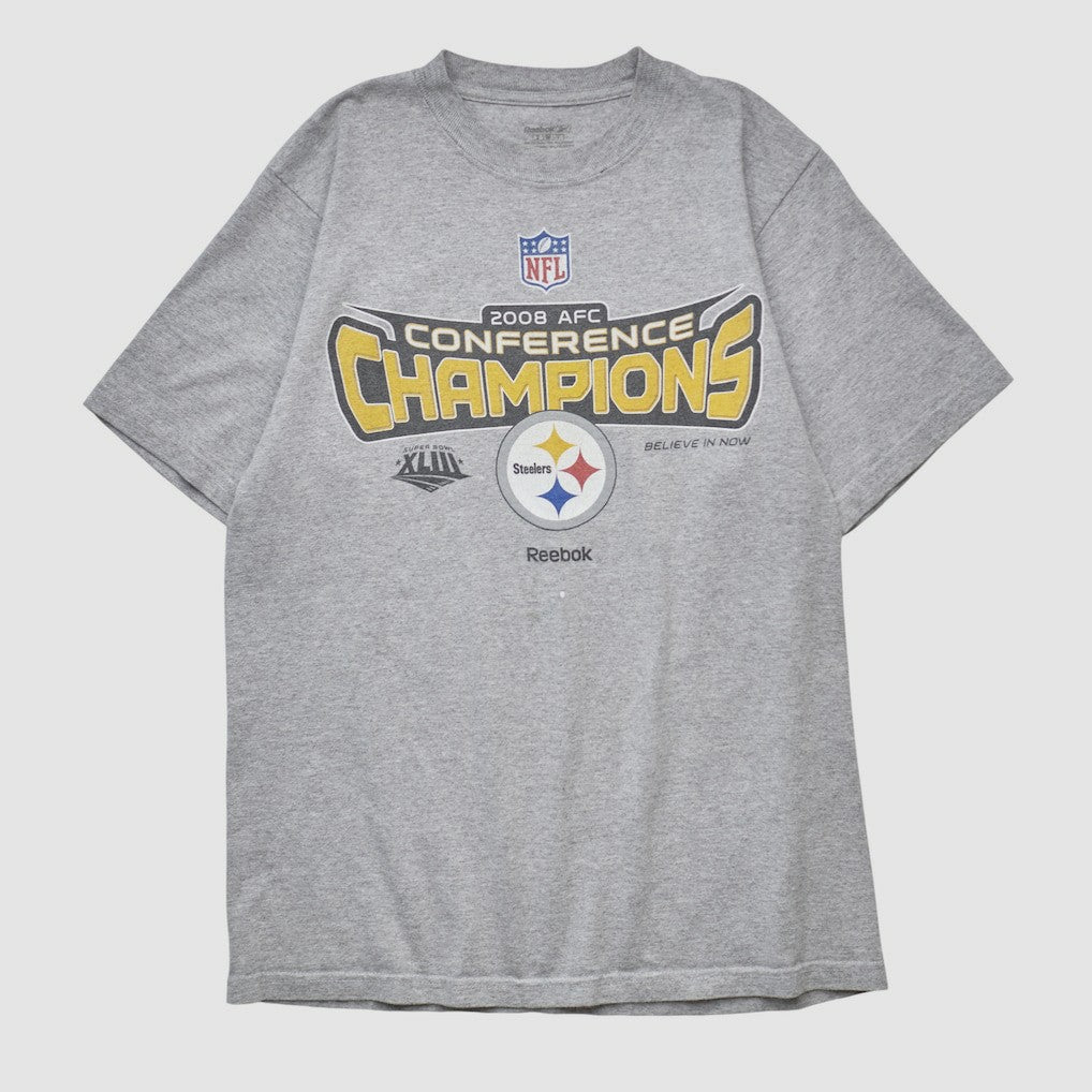 Conference Champions Reebok 2008 T-shirt Heather Gray Vintage | Fanatics