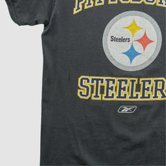 Pittsburgh Steelers Reebok 2000s T-shirt Black Vintage | Fanatics