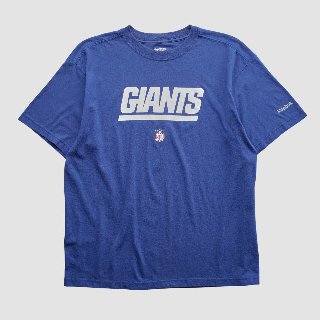 New York Giants Reebok 2000s T-shirt Blue Vintage | Fanatics