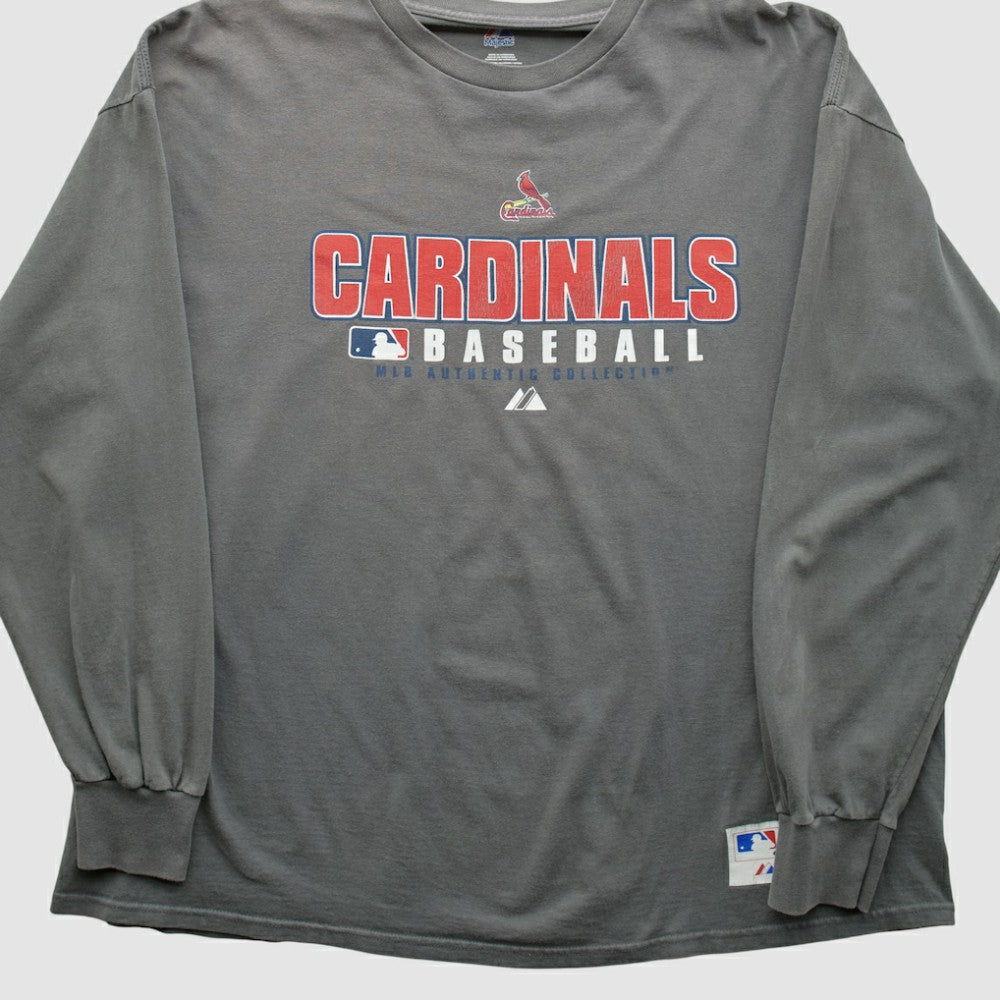 St. Louis Cardinals Majestic 2000s Long Sleeve T-shirt - MLB