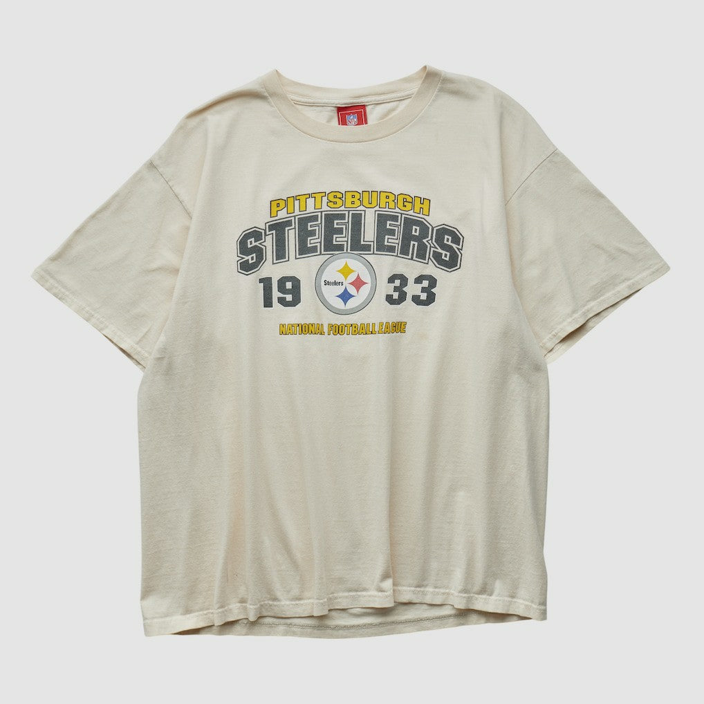 Pittsburgh Steelers NFL 2000s T-shirt Beige Vintage | Fanatics