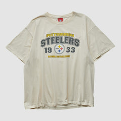 Pittsburgh Steelers NFL 2000s T-shirt Beige Vintage | Fanatics