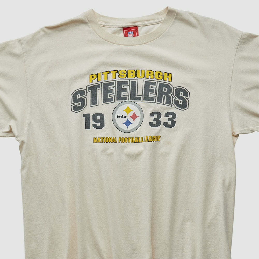 Pittsburgh Steelers NFL 2000s T-shirt Beige Vintage | Fanatics