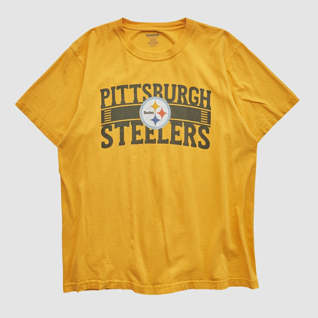 Pittsburgh Steelers Reebok 2000s T-shirt Yellow Vintage | Fanatics