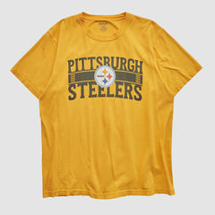 Pittsburgh Steelers Reebok 2000s T-shirt Yellow Vintage | Fanatics