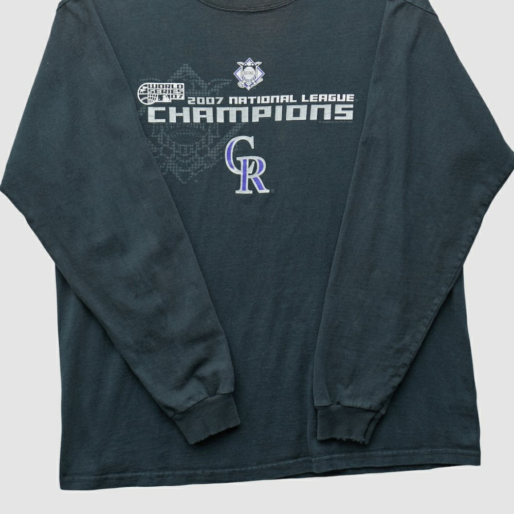 Colorado Rockies Delta 2007 Long Sleeve T-shirt - MLB