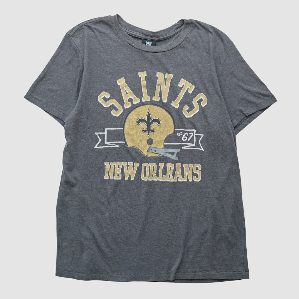 New Orleans Saints NFL 2010s T-shirt Gray Vintage | Fanatics