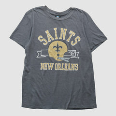 New Orleans Saints NFL 2010s T-shirt Gray Vintage | Fanatics