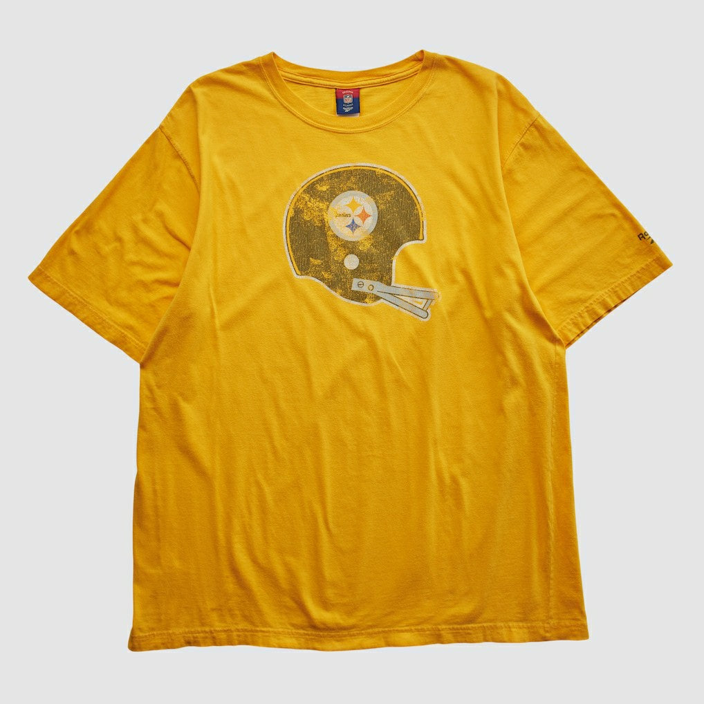 Pittsburgh Steelers Reebok 2000s T-shirt Yellow Vintage | Fanatics
