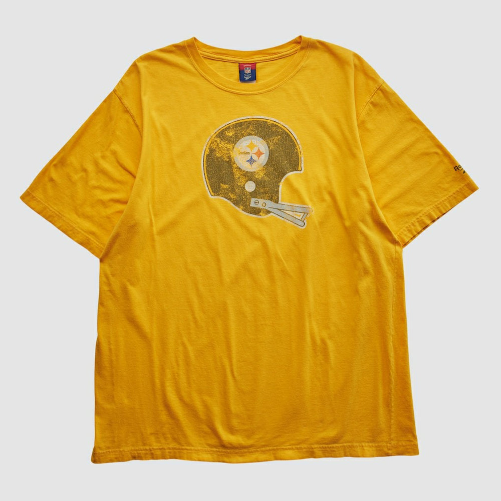 Pittsburgh Steelers Reebok 2000s T-shirt Yellow Vintage | Fanatics