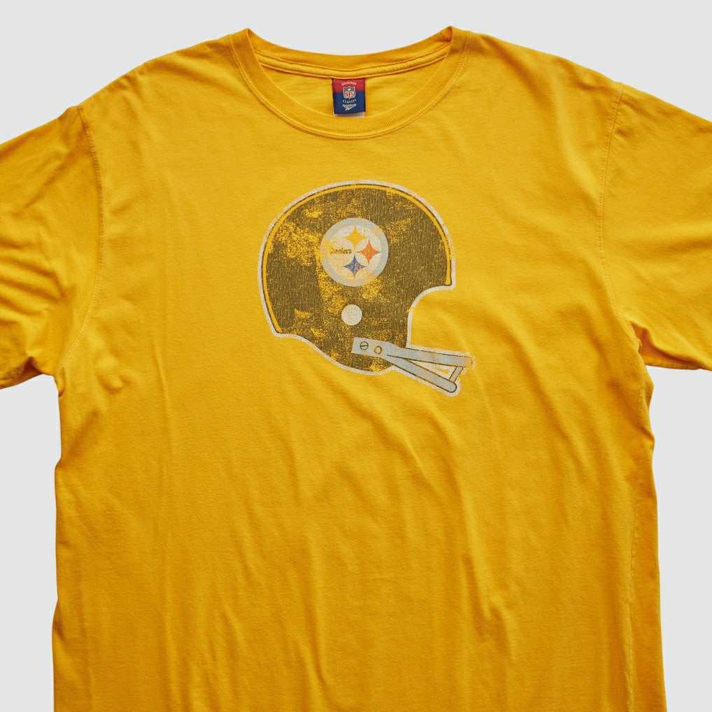 Pittsburgh Steelers Reebok 2000s T-shirt Yellow Vintage | Fanatics
