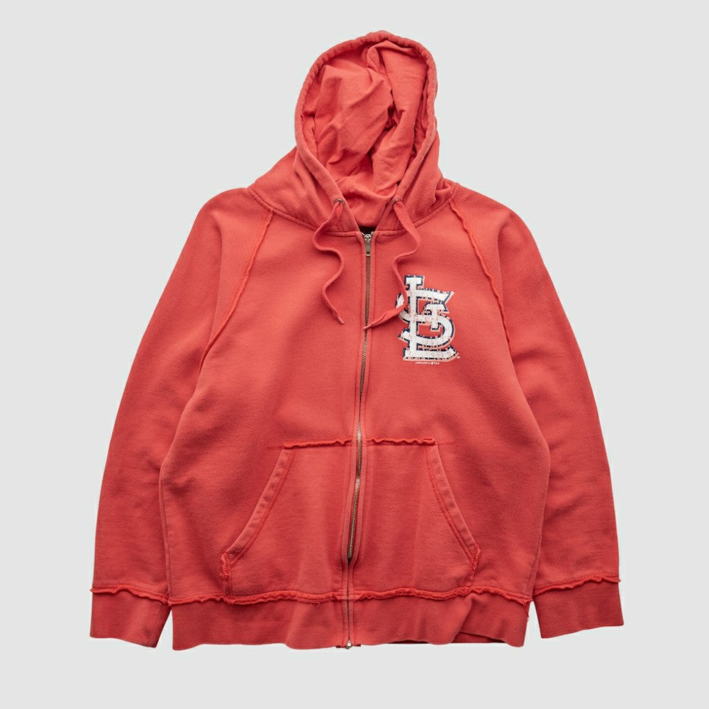 St. Louis Cardinals Genuine Merchandise 2000s Hooded Full Zip Sweatshirt - MLB