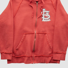 St. Louis Cardinals Genuine Merchandise 2000s Hooded Full Zip Sweatshirt - MLB