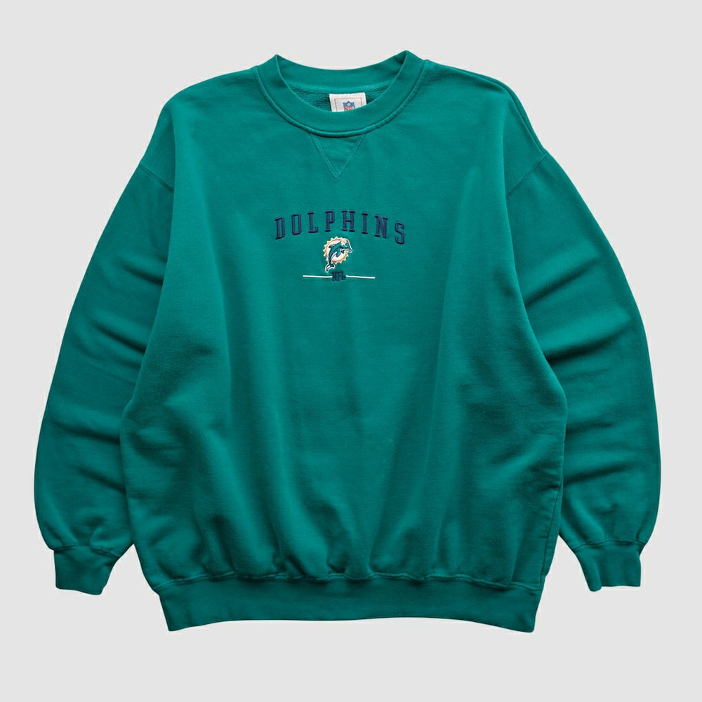 Miami Dolphins NFL 2000s Pullover Sweatshirt Teal Vintage | Fanatics