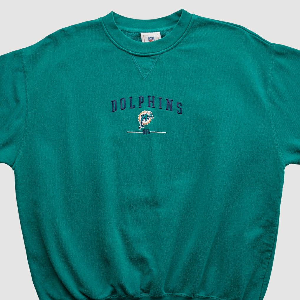 Miami Dolphins NFL 2000s Pullover Sweatshirt Teal Vintage | Fanatics