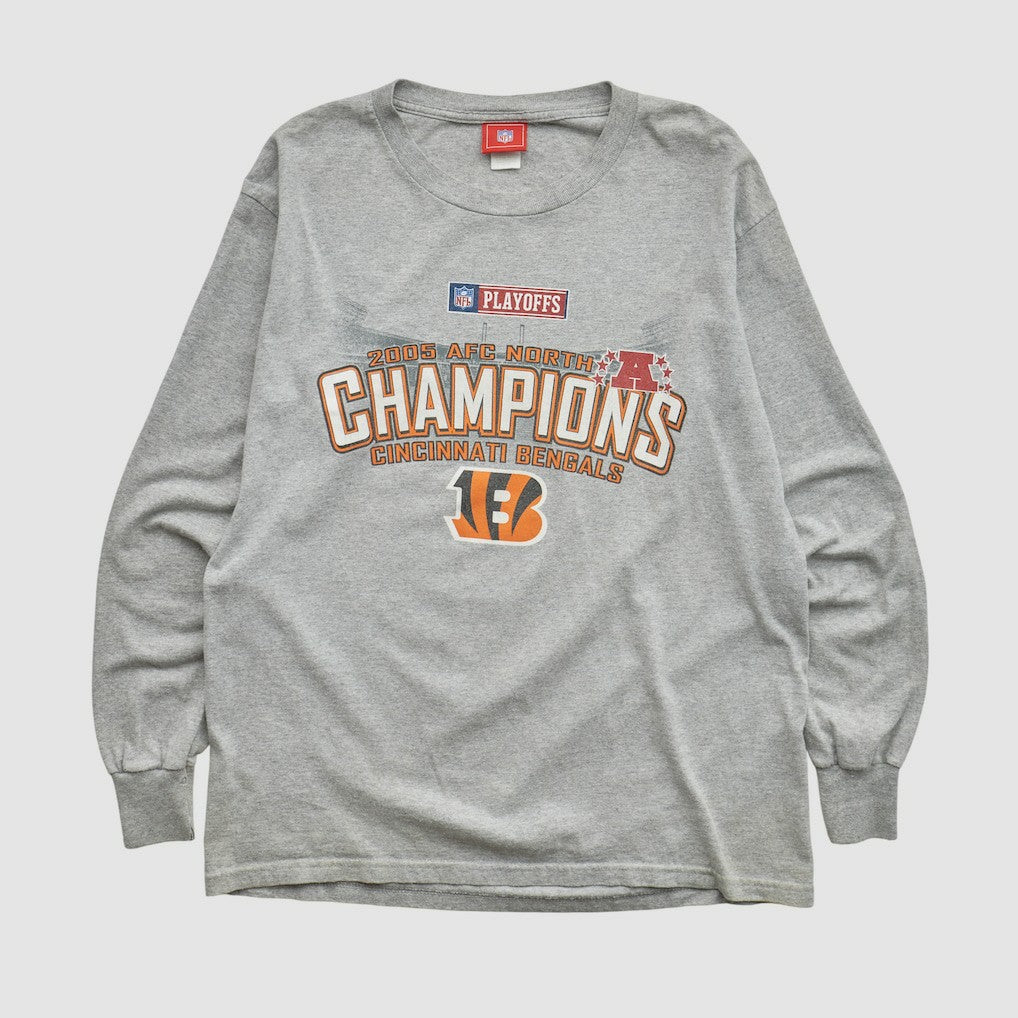 Cincinnati Bengals NFL 2005 Long Sleeve T-shirt Heather Gray Vintage | Fanatics