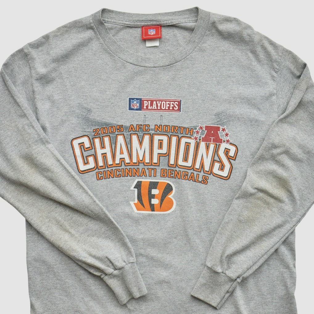 Cincinnati Bengals NFL 2005 Long Sleeve T-shirt Heather Gray Vintage | Fanatics