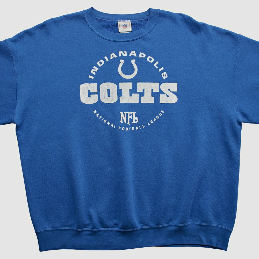 Indianapolis Colts NFL 2000s Pullover Sweatshirt Blue Vintage | Fanatics