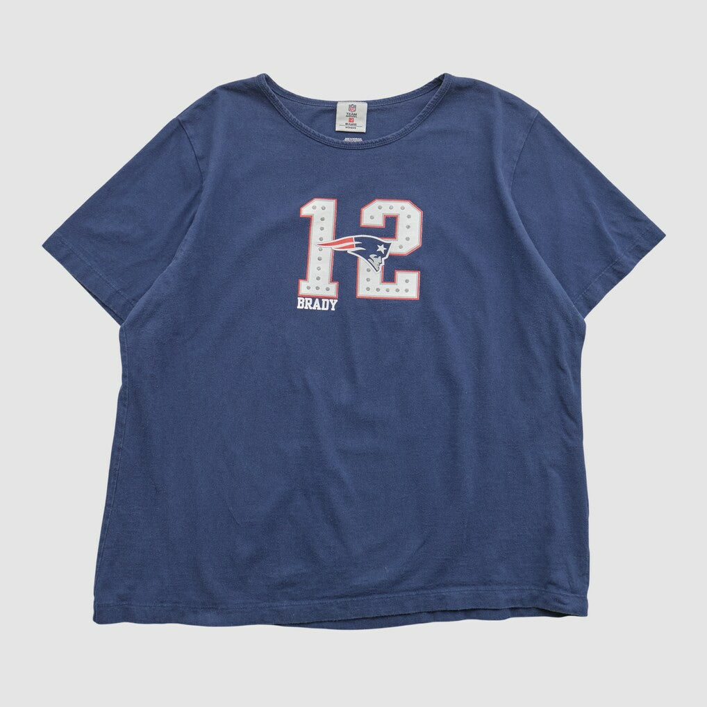 New England Patriots NFL 2000s T-shirt Navy Vintage | Fanatics