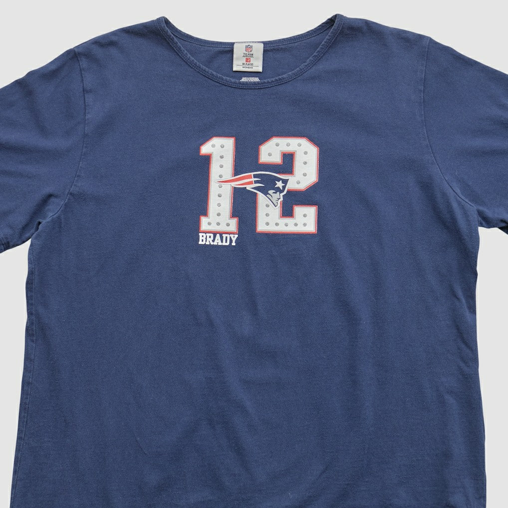 New England Patriots NFL 2000s T-shirt Navy Vintage | Fanatics
