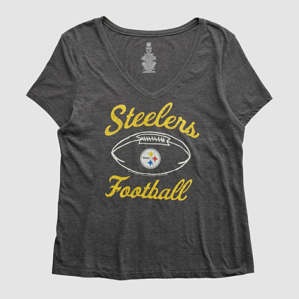Pittsburgh Steelers NFL 2010s T-shirt Dark Heather Gray Vintage | Fanatics