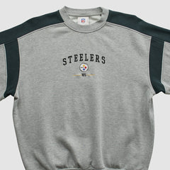 Pittsburgh Steelers NFL 2000s Pullover Sweatshirt Heather Gray Vintage | Fanatics
