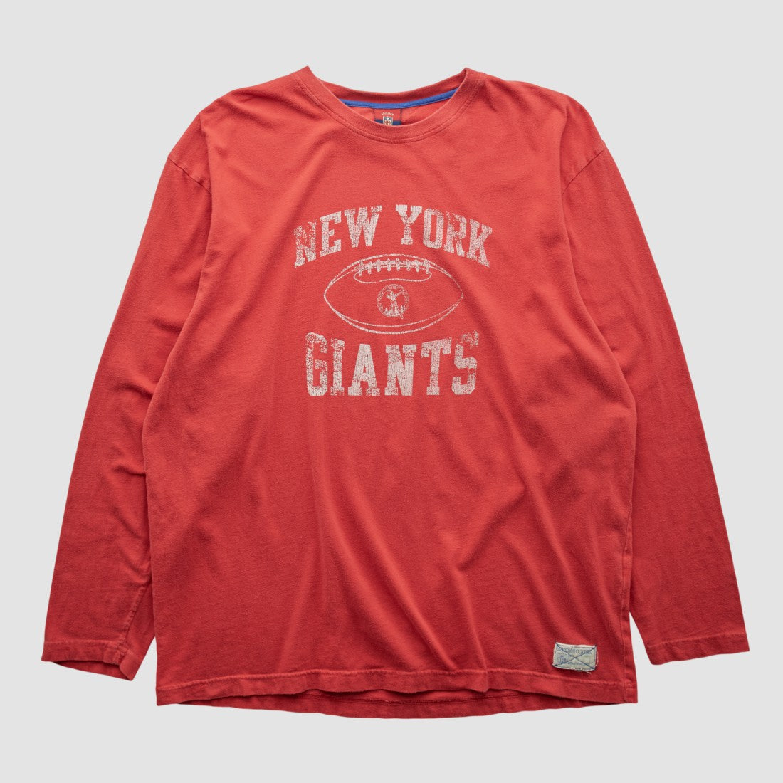 New York Giants Reebok 2000s Long Sleeve T-shirt Red Vintage | Fanatics