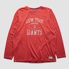 New York Giants Reebok 2000s Long Sleeve T-shirt Red Vintage | Fanatics