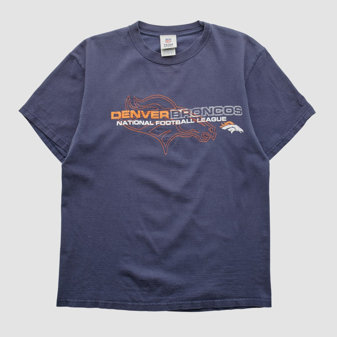 Denver Broncos NFL 2010s T-shirt Navy Vintage | Fanatics