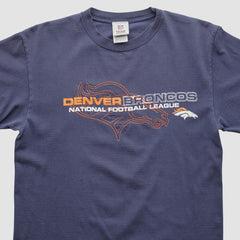 Denver Broncos NFL 2010s T-shirt Navy Vintage | Fanatics