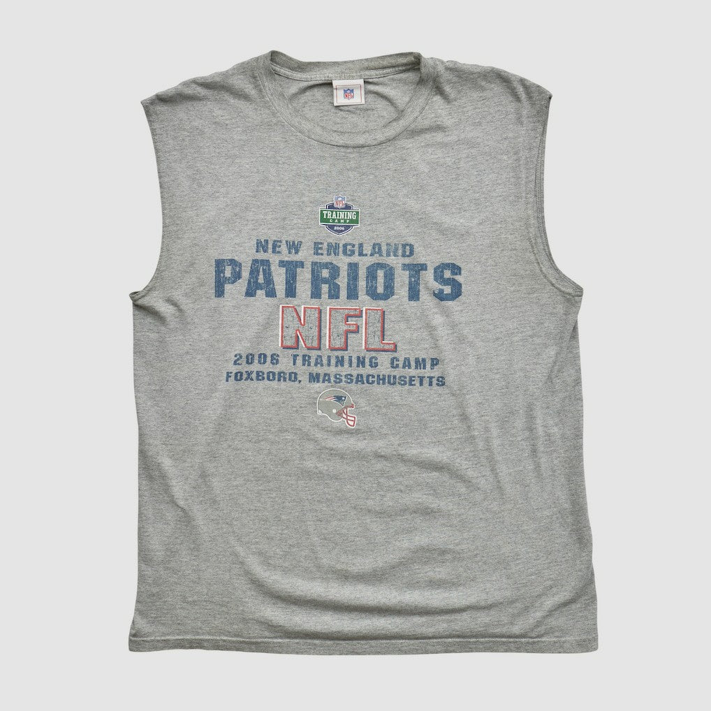New England Patriots NFL 2006 Tank Heather Gray Vintage | Fanatics