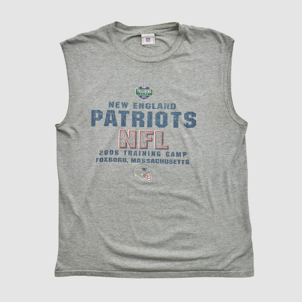 New England Patriots NFL 2006 Tank Heather Gray Vintage | Fanatics