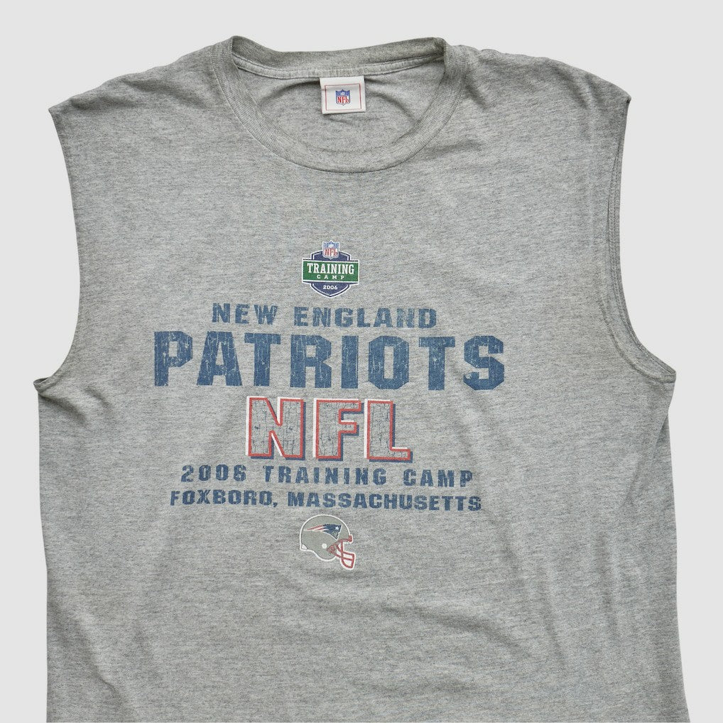 New England Patriots NFL 2006 Tank Heather Gray Vintage | Fanatics